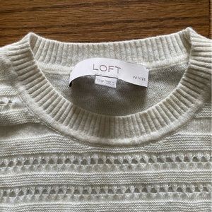 Loft cream sweater XXSP